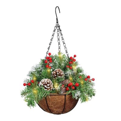 Christmas Hanging Basket