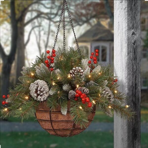 Christmas Hanging Basket - Image 6