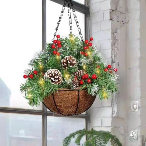 Christmas Hanging Basket - Image 4