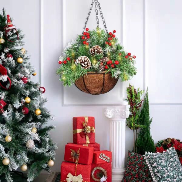 Christmas Hanging Basket - Image 3
